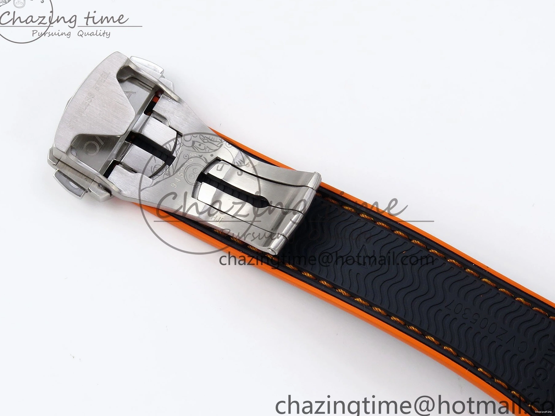1226 Comfortable Planet Ocean 43.5mm SS VSF 1:1 Best Edition Black Orange Bezel Gray Dial on Nylon Strap A8900 Super Clone V 7730